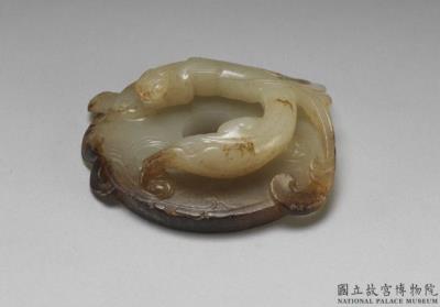 图片[3]-Jade ornament with beast pattern, early to mid-Western Han dynasty, 206-74 BCE-China Archive